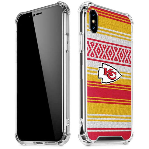 NFL Kansas City Chiefs Trailblazer iPhone XS Max Clear Case